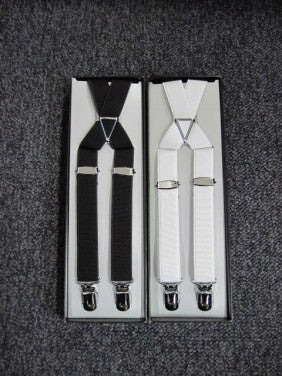サスペンダー  21mm  白・黒